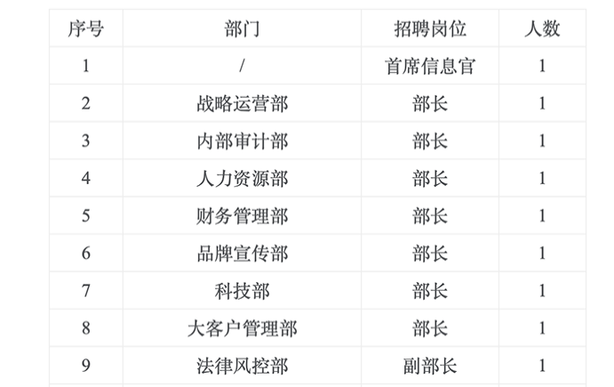 公开招聘公告